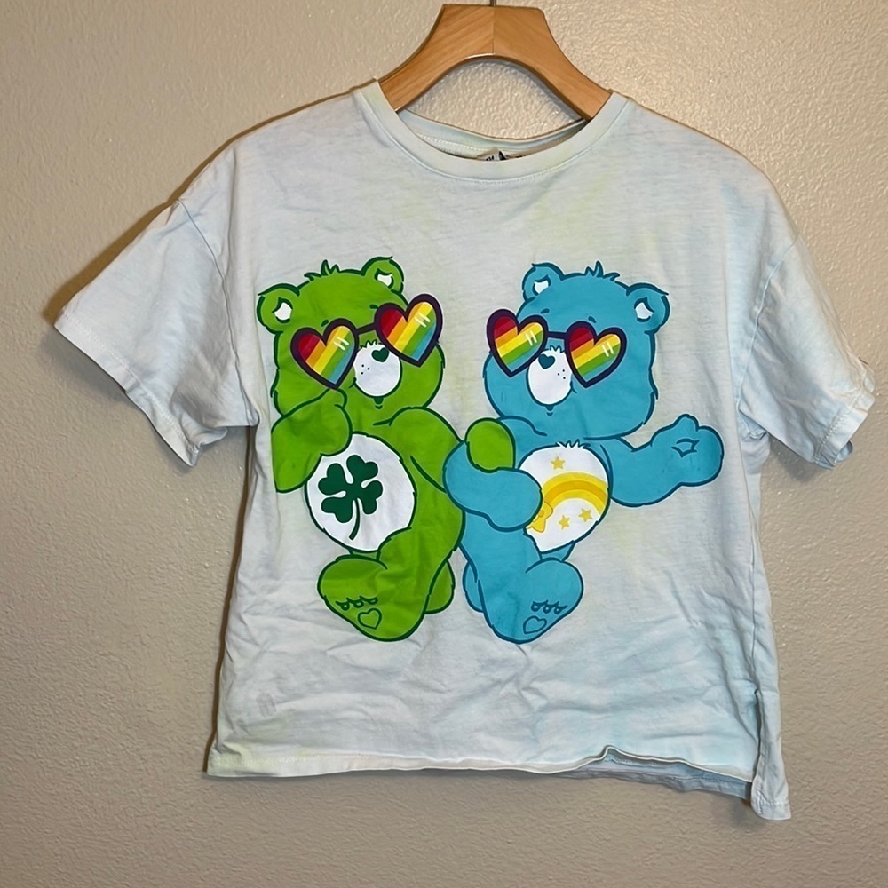 Zara Care Bears Tie Dye Short Sleeve T-Shirt